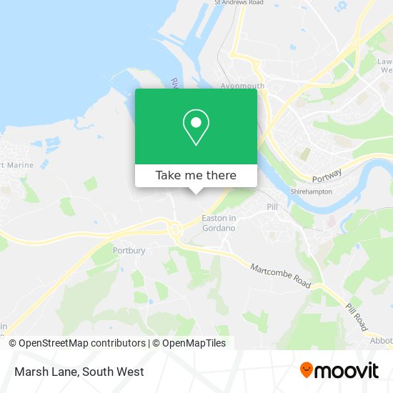 Marsh Lane map
