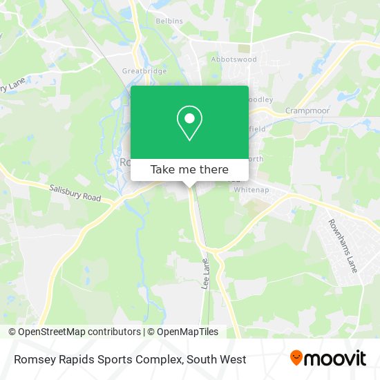 Romsey Rapids Sports Complex map