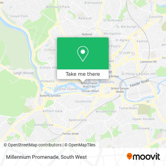 Millennium Promenade map
