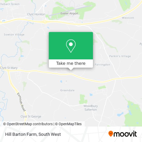 Hill Barton Farm map