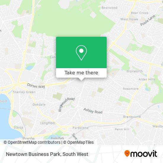 Newtown Business Park map