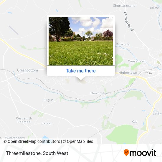Threemilestone map