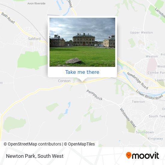 Newton Park map