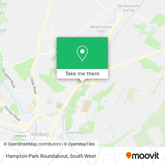 Hampton Park Roundabout map