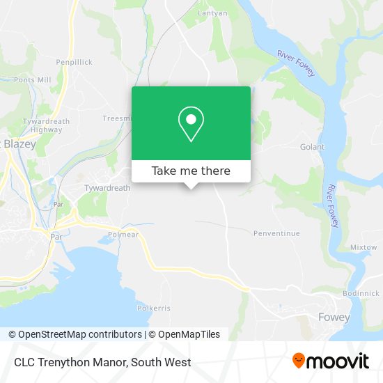 CLC Trenython Manor map