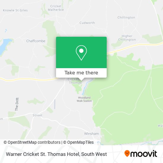 Warner Cricket St. Thomas Hotel map