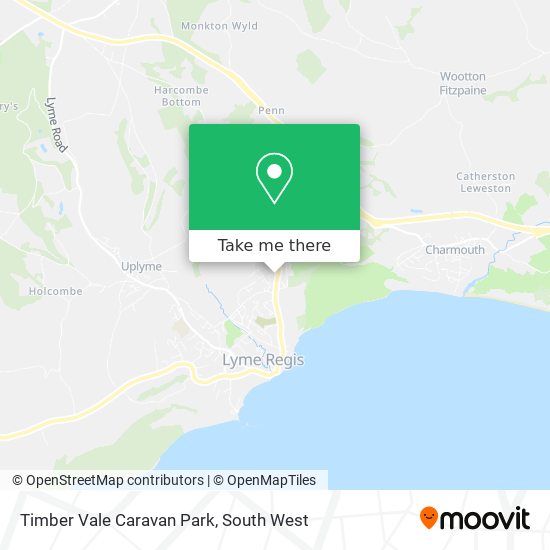 Timber Vale Caravan Park map