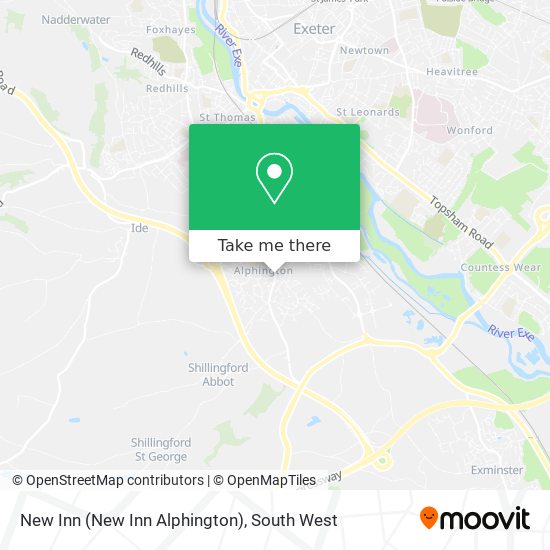 New Inn (New Inn Alphington) map