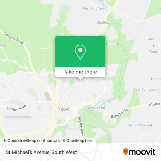 St Michael's Avenue map