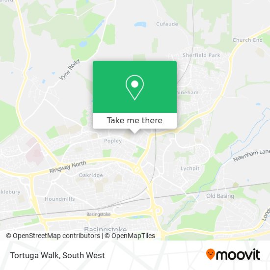 Tortuga Walk map