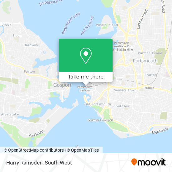Harry Ramsden map