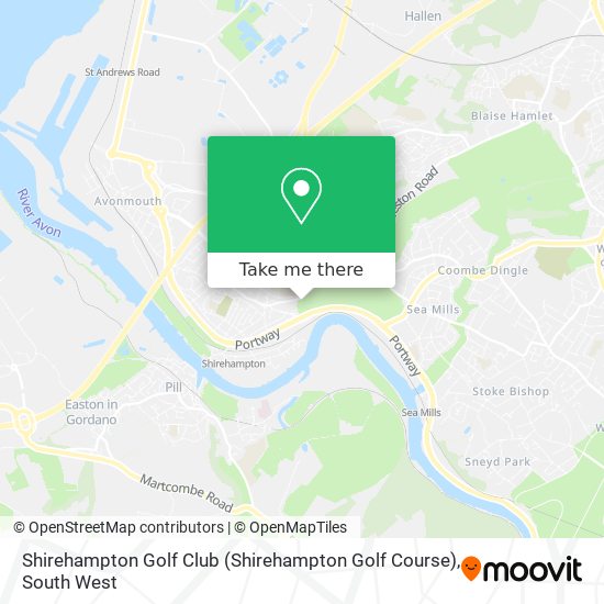 Shirehampton Golf Club (Shirehampton Golf Course) map