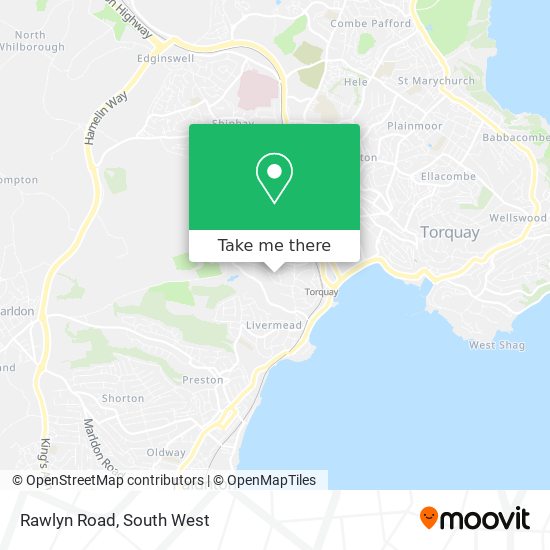 Rawlyn Road map