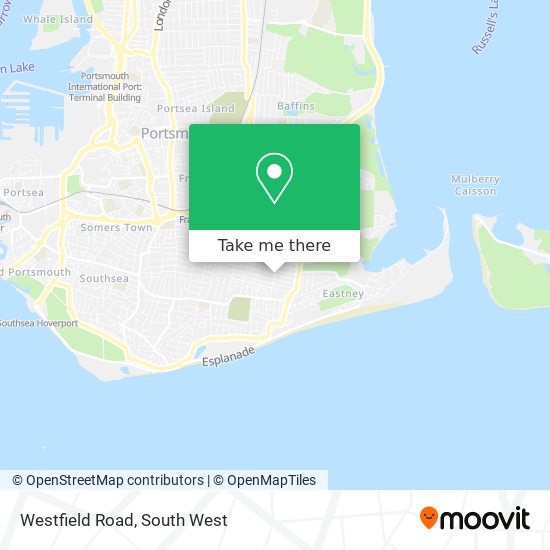 Westfield Road map
