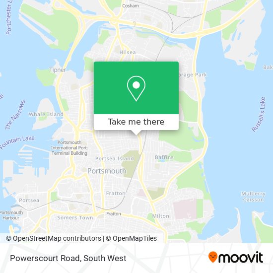 Powerscourt Road map