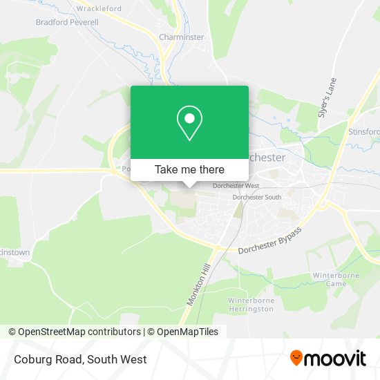 Coburg Road map
