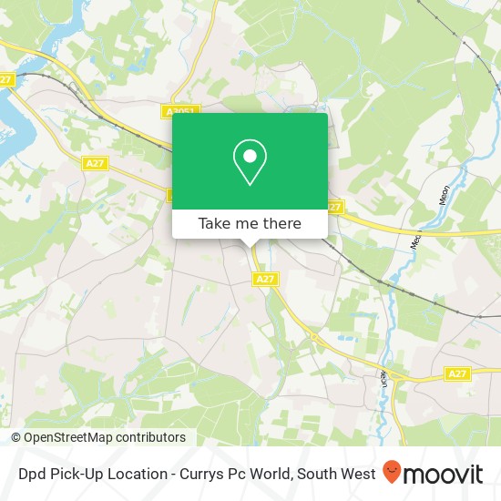 Dpd Pick-Up Location - Currys Pc World map