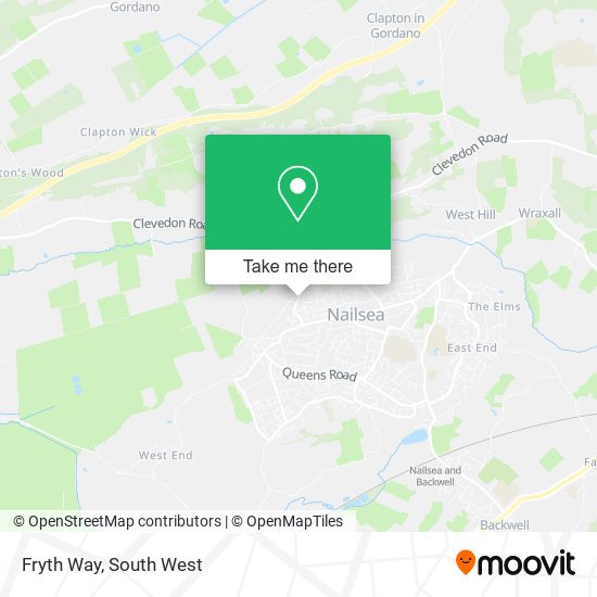 Fryth Way map