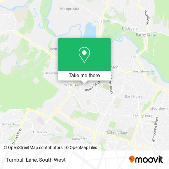 Turnbull Lane map
