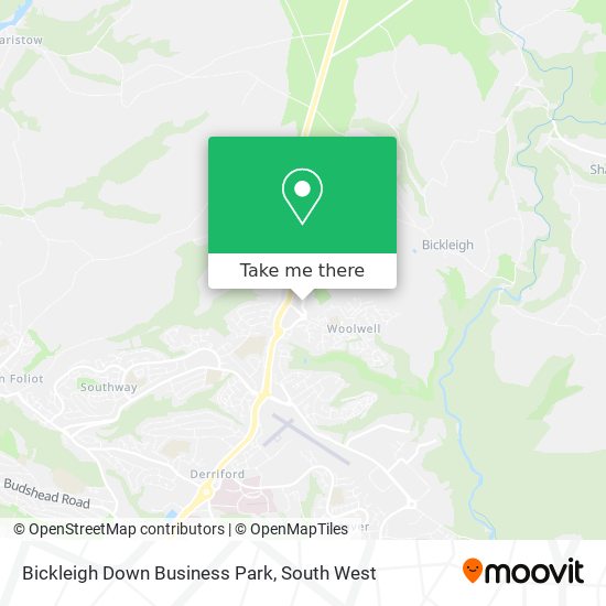 Bickleigh Down Business Park map