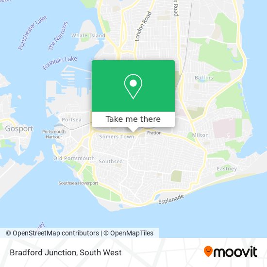 Bradford Junction map