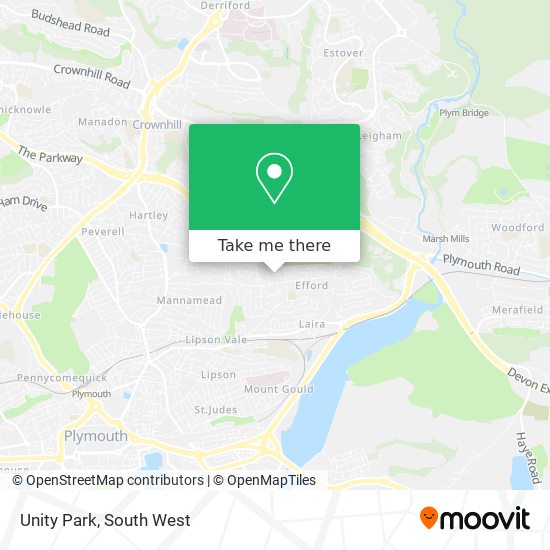 Unity Park map