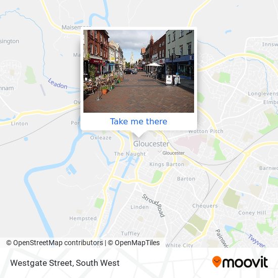 Westgate Street map