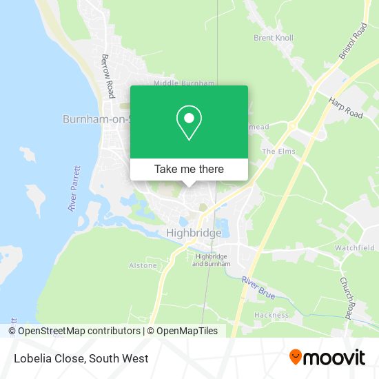 Lobelia Close map