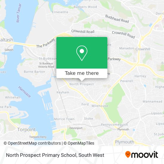 North Prospect Primary School map