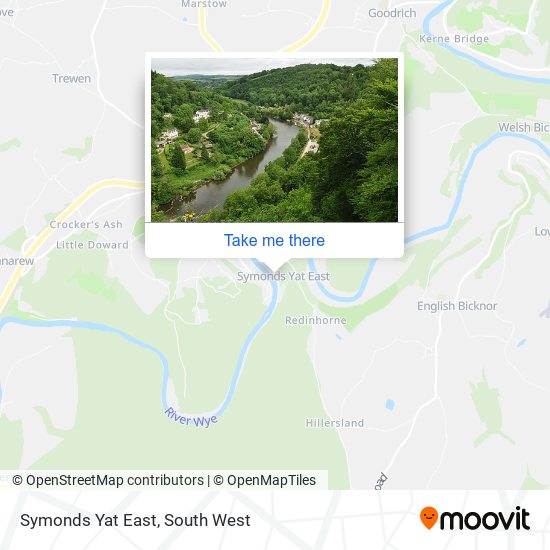 Symonds Yat East map