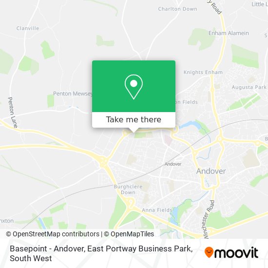 Basepoint - Andover, East Portway Business Park map