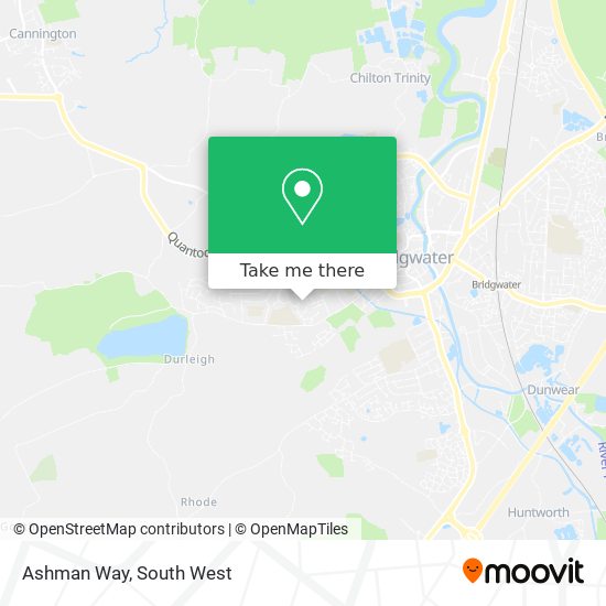 Ashman Way map