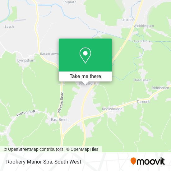 Rookery Manor Spa map