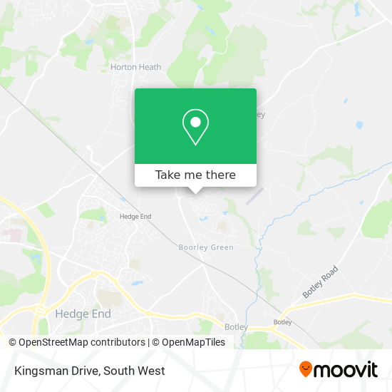 Kingsman Drive map