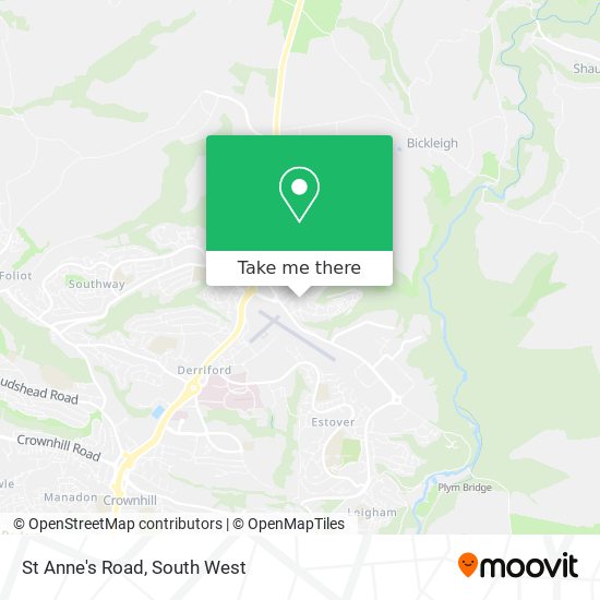 St Anne's Road map