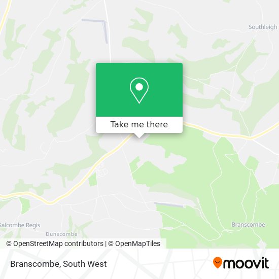 Branscombe map