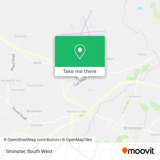 Ilminster map