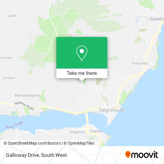 Galloway Drive map