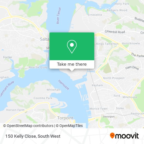 150 Kelly Close map