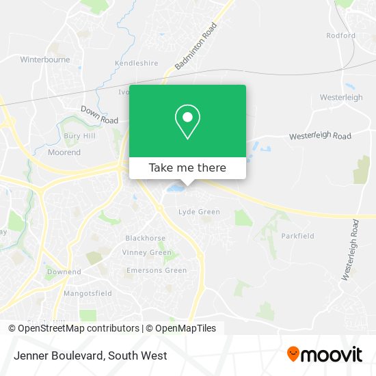 Jenner Boulevard map