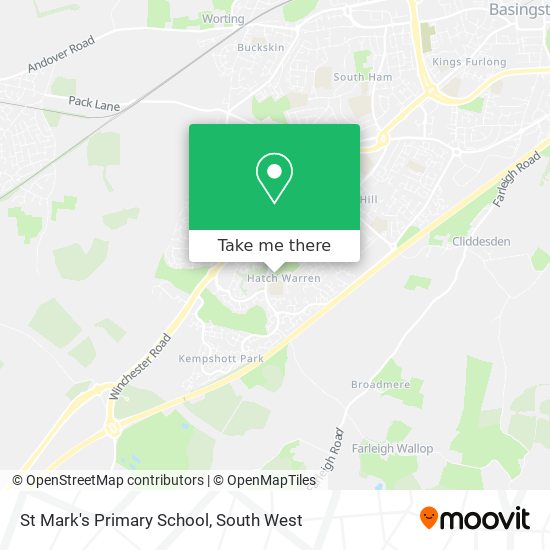 St Mark's Primary School map