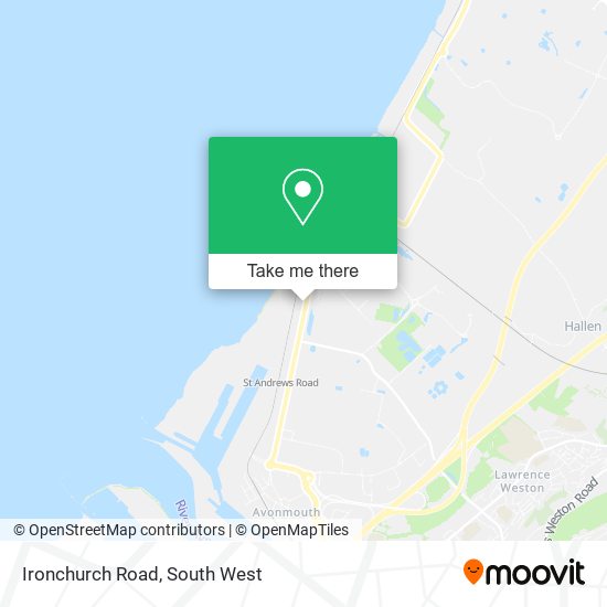 Ironchurch Road map