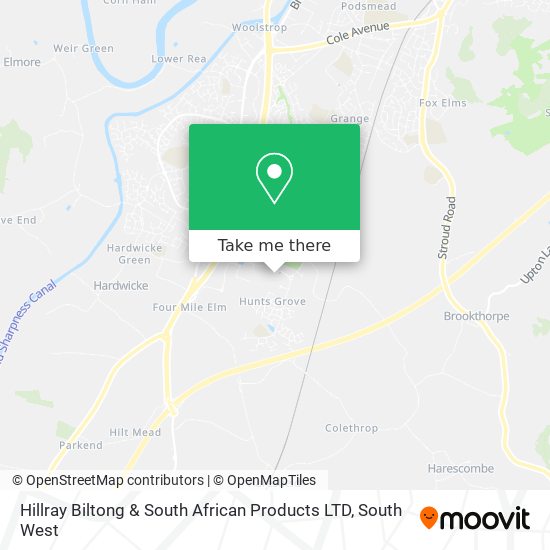 Hillray Biltong & South African Products LTD map