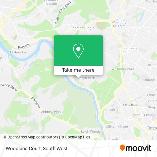 Woodland Court map