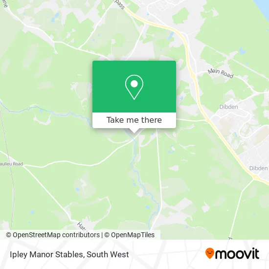 Ipley Manor Stables map