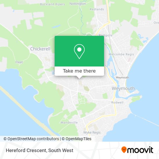 Hereford Crescent map