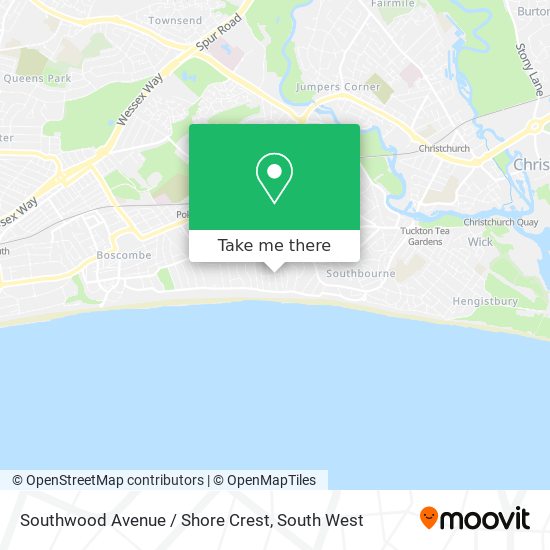 Southwood Avenue / Shore Crest map