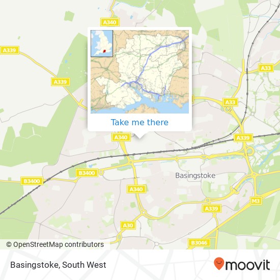 Basingstoke map