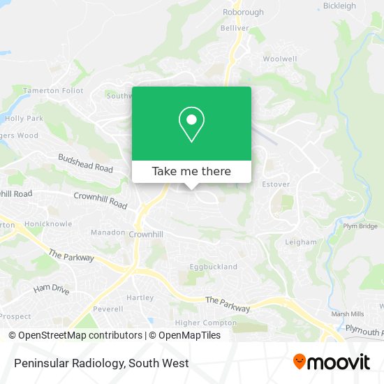 Peninsular Radiology map