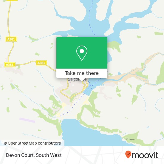 Devon Court map